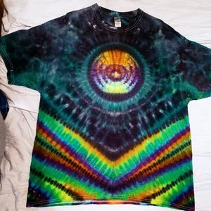 Hand-made tie-dye T-shirt